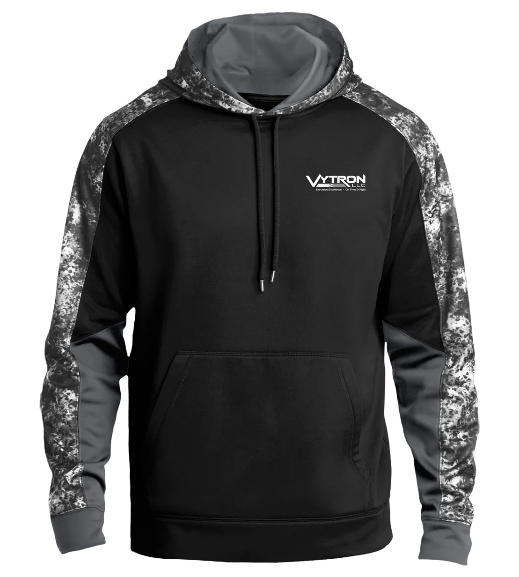 Sport-Tek® Sport-Wick® Mineral Freeze Fleece Colorblock Hooded Pullover (Discontinued/while supplies last)